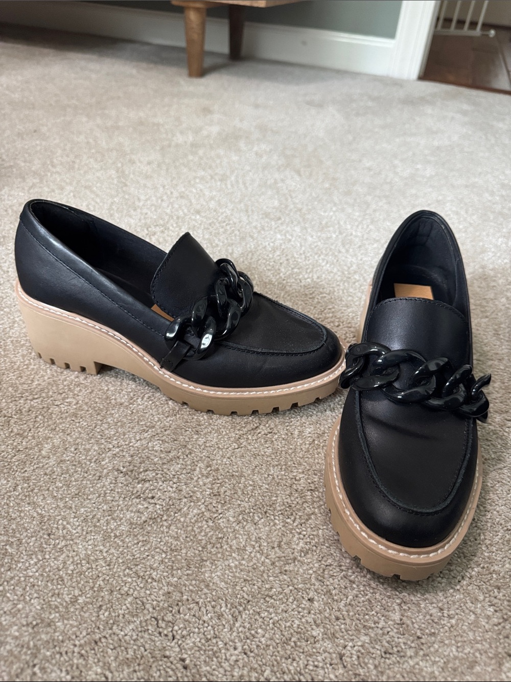 Dolce Vita Haris Black Leather Loafers